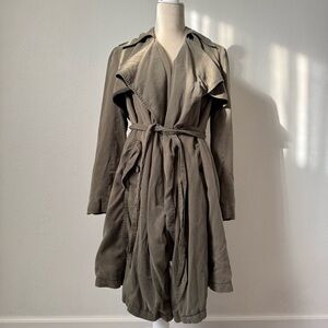 ASOS open trench coat jacket